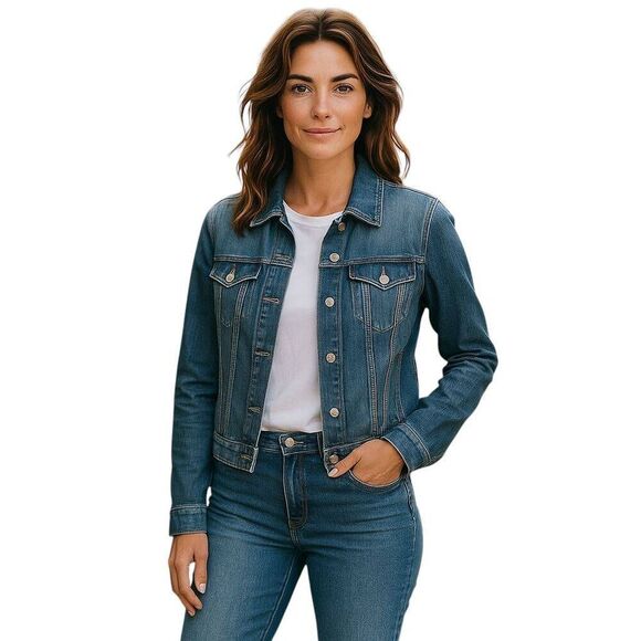 Levi’s Denim Jean Trucker Jacket - Picture 1 of 11